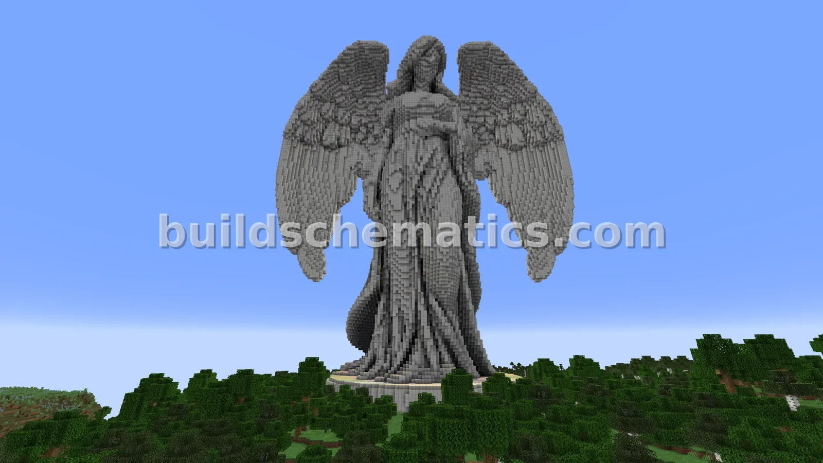 Angel Statue 03 Minecraft Build — view 5