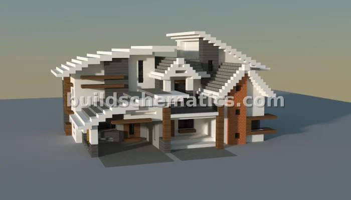 Curved Roof Modern House