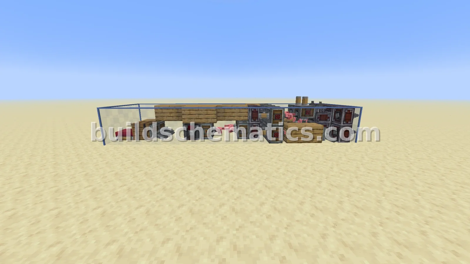 Self-Sufficient Redstone Drill Miner — view 3