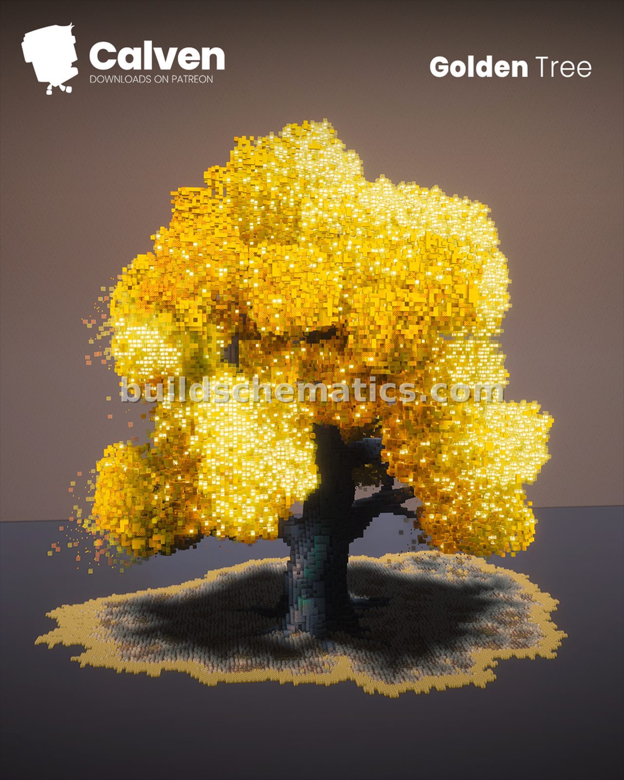 Golden Decorative Tree