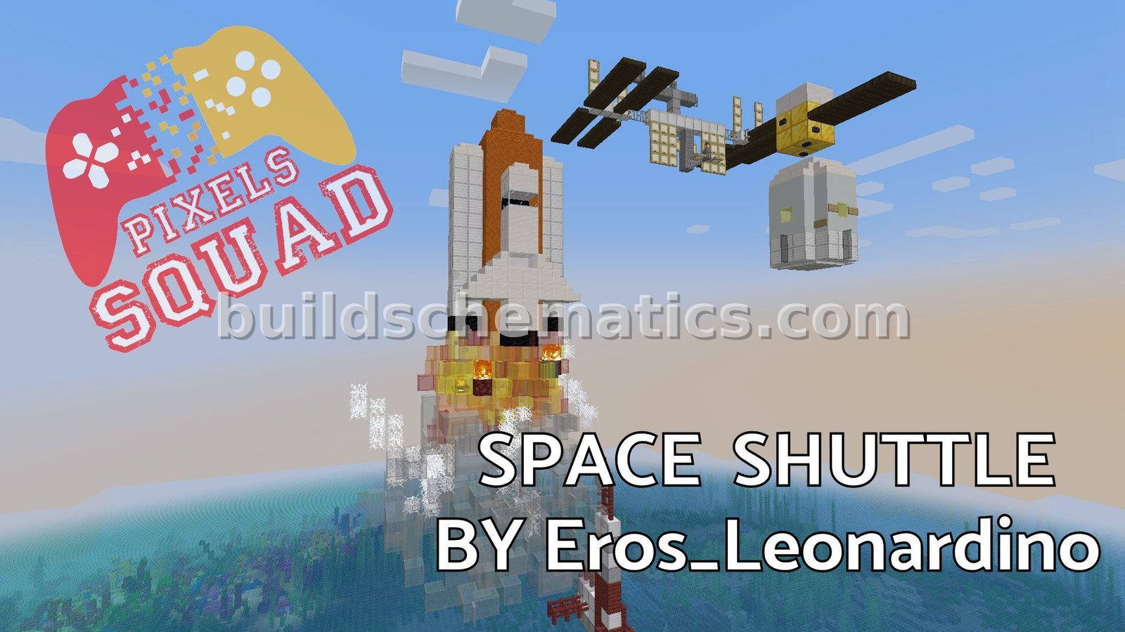 Space Shuttle and Moon Display