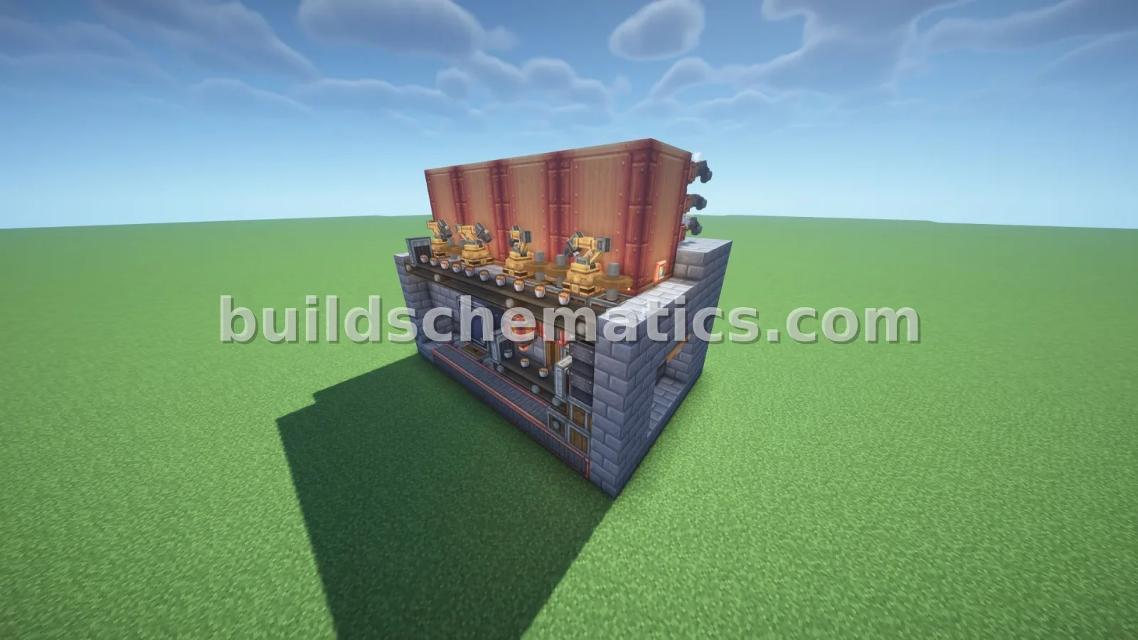 Compact Stone Brick Steam Engine — view 2