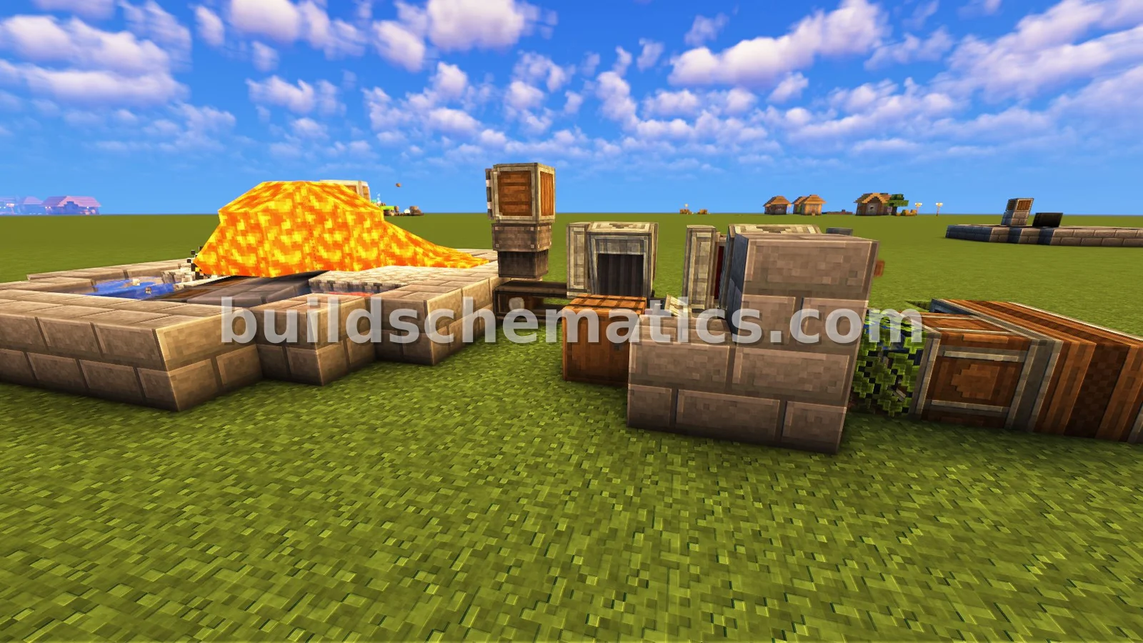 Simple Iron Farm for Early Game