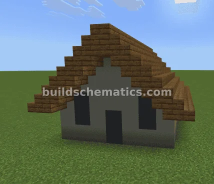 Easy Roof Designs for Minecraft — view 2