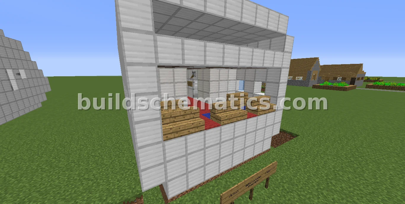 Airplane Bathroom Module with Working Lights