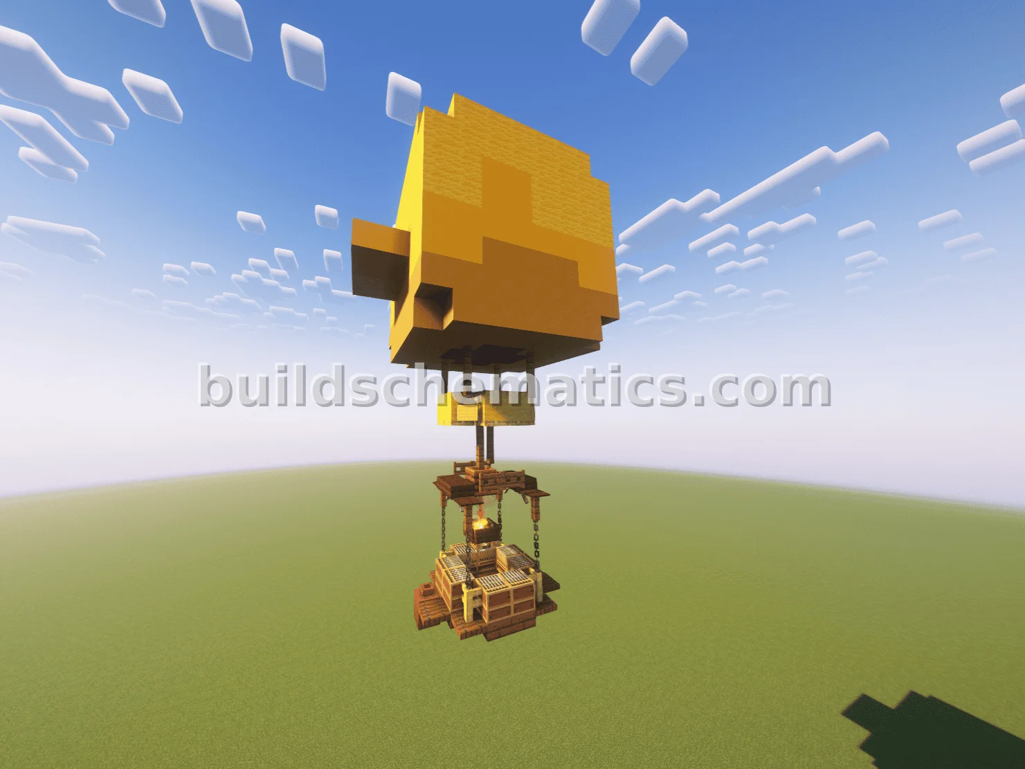 Adorable Chick Hot Air Balloon Decoration — view 3