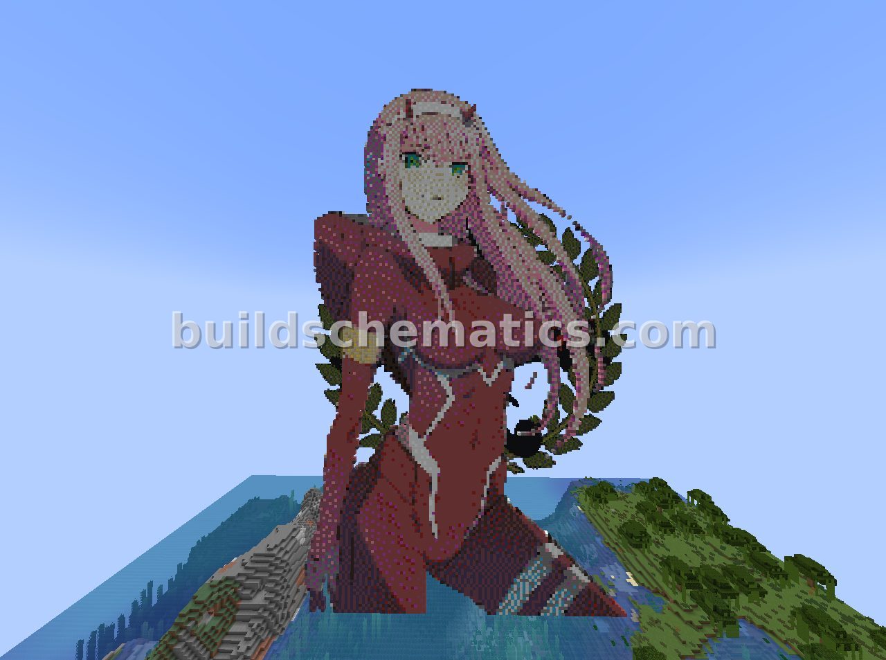 Zero Two Pixel Art Build