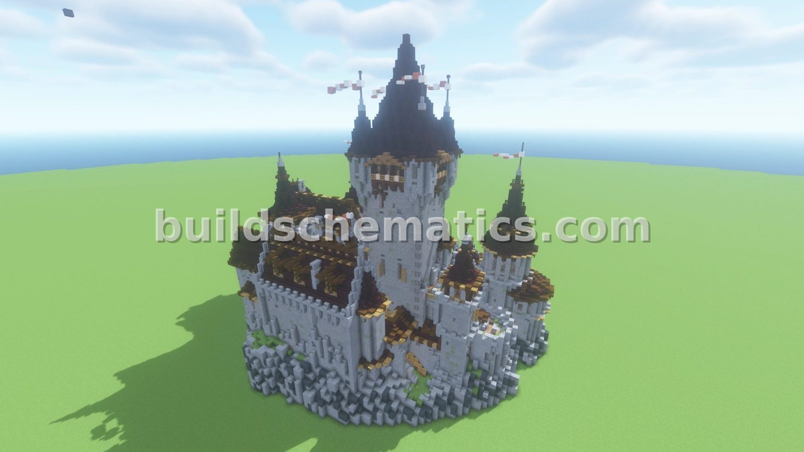 Grand Fortified Medieval Stone Castle — view 2