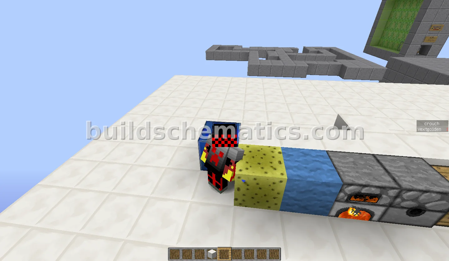 Minecraft Pushable Block Mechanism — view 3