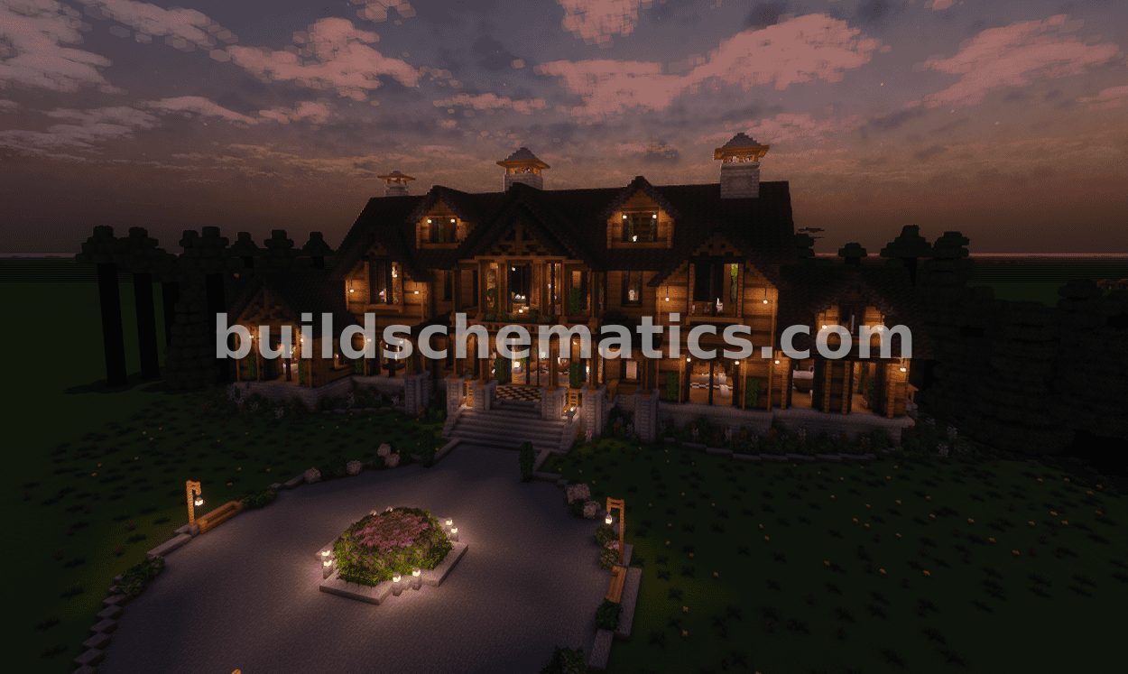 Modern Forest Mansion Survival Mega Base — view 2