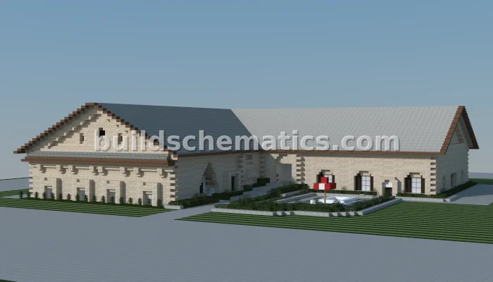 Redstone Powered House Schematic