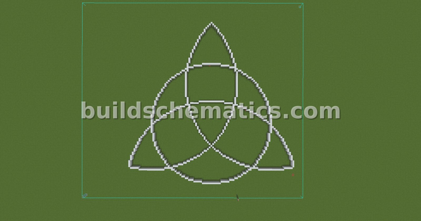 Charmed Triquetra Pixel Art