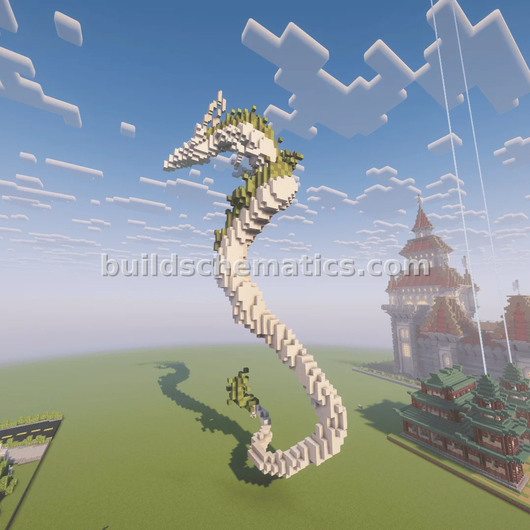 Spirited Away Dragon Haku Statue — view 2