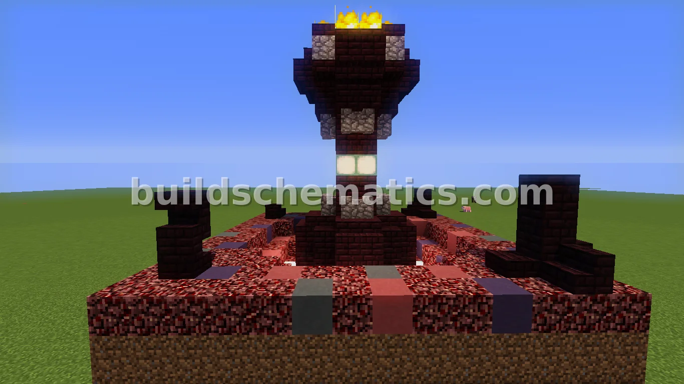 Medieval Nether Torch — view 4