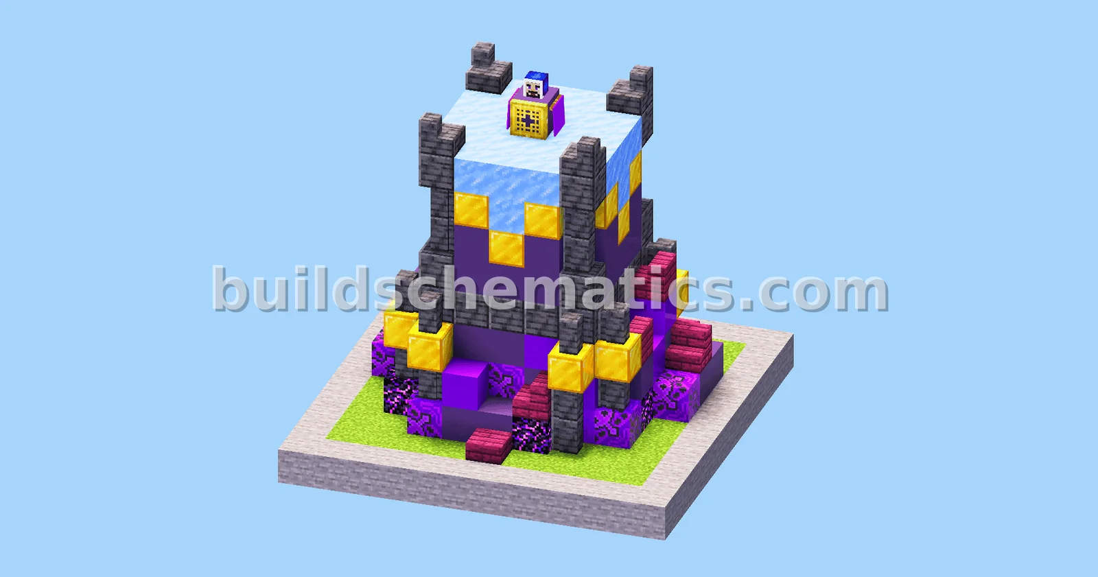 Clash of Clans Wizard Tower - Level 13 Minecraft Structure