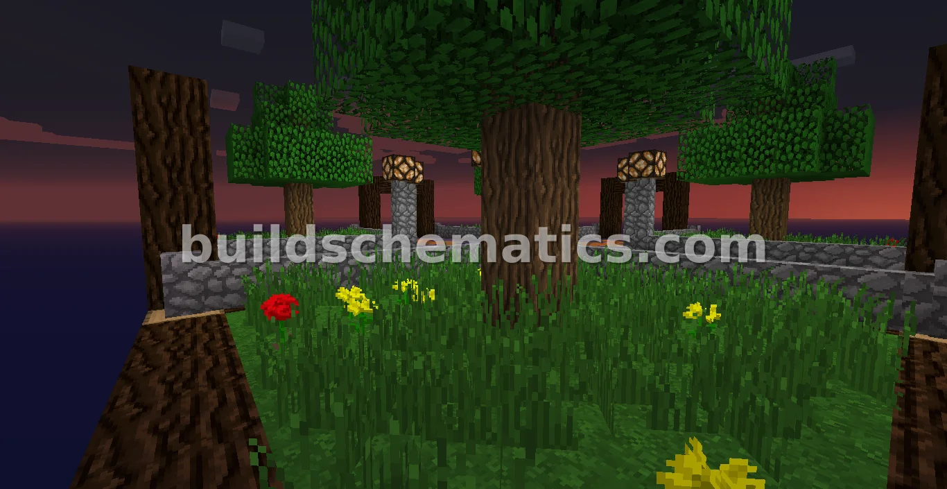 Small Spawn with Portals — view 2