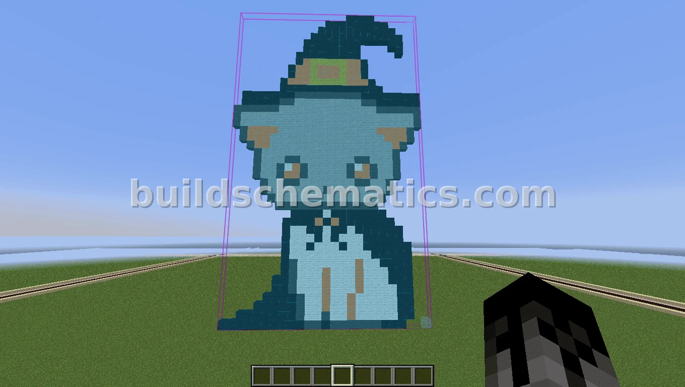 Halloween Cat Pixel Art