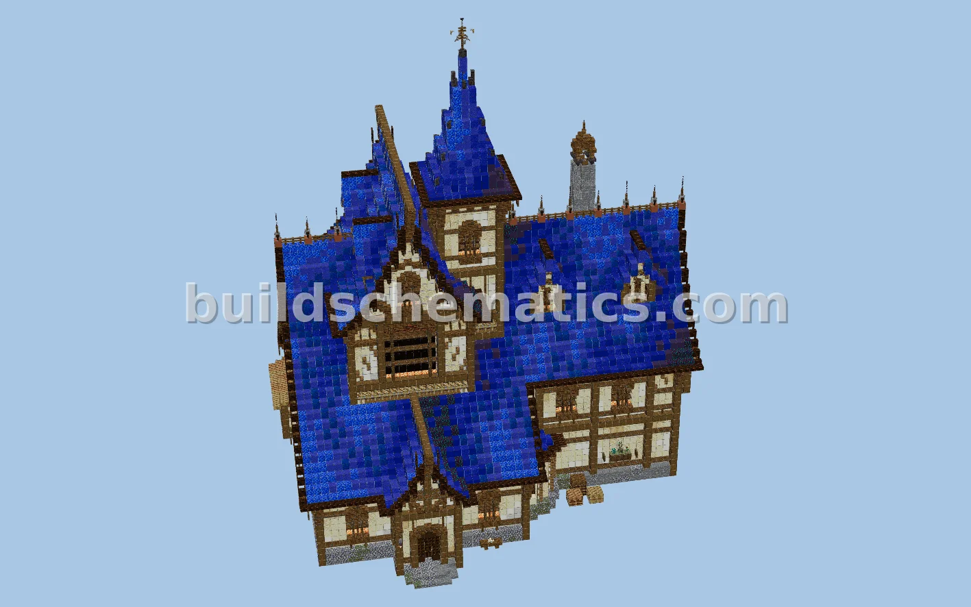 Sapphire Cottage Minecraft Build
