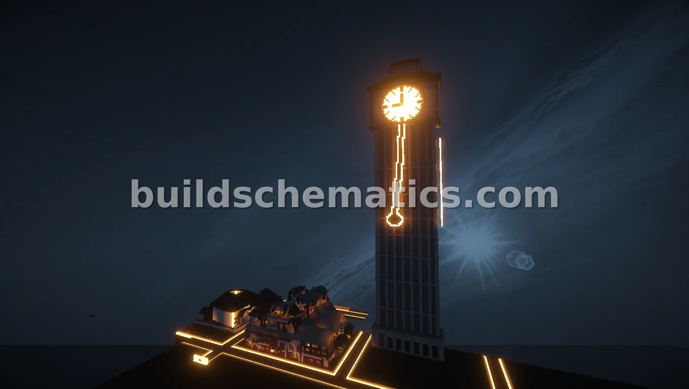 Sky Clock Tower Structure — view 2