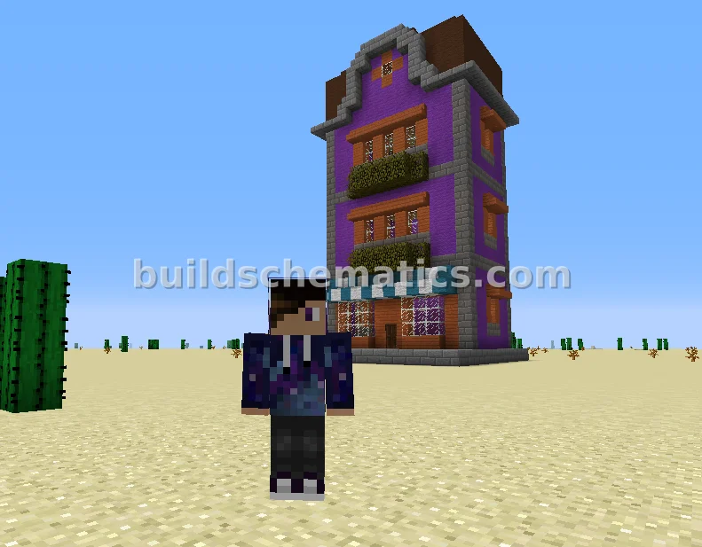 Apartment Building With Shop — view 2