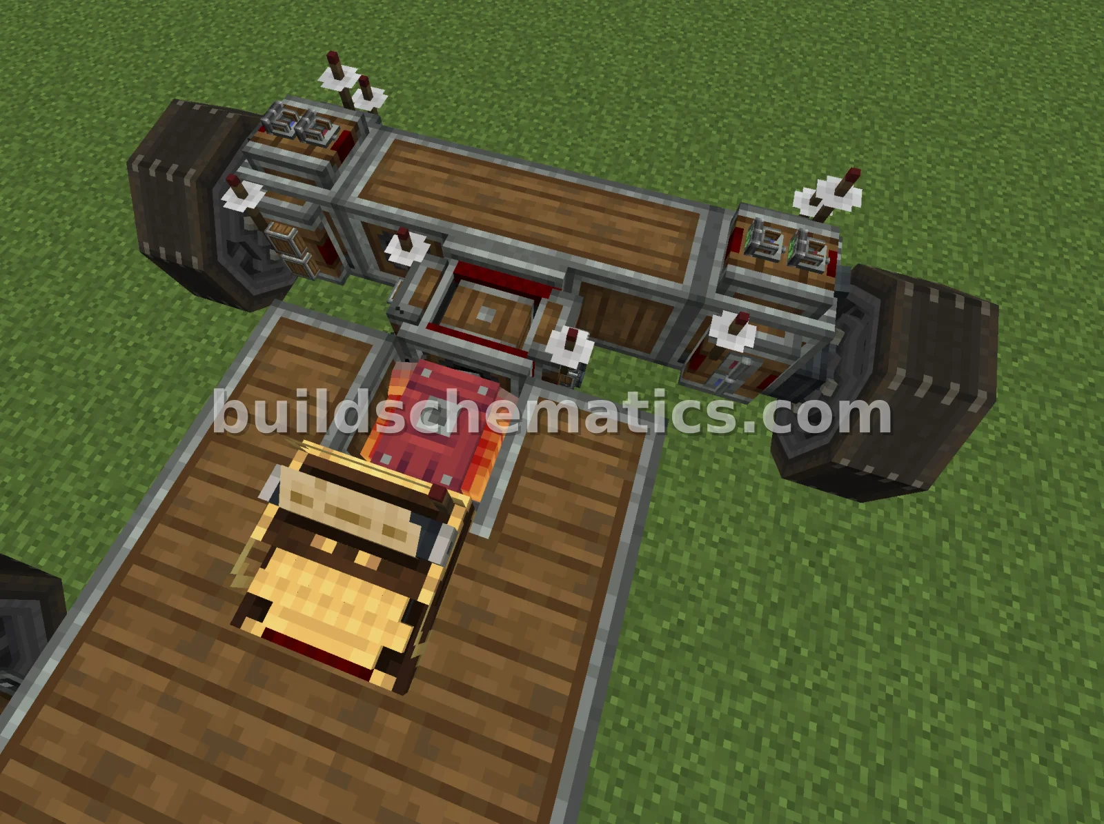 Survival Car Template With Functional Engine — view 3