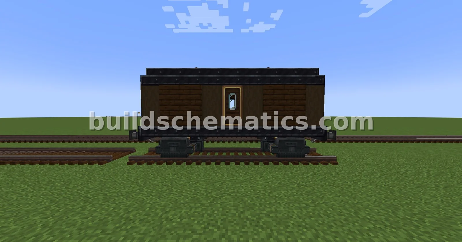Medium Boxcar Train Car — view 2