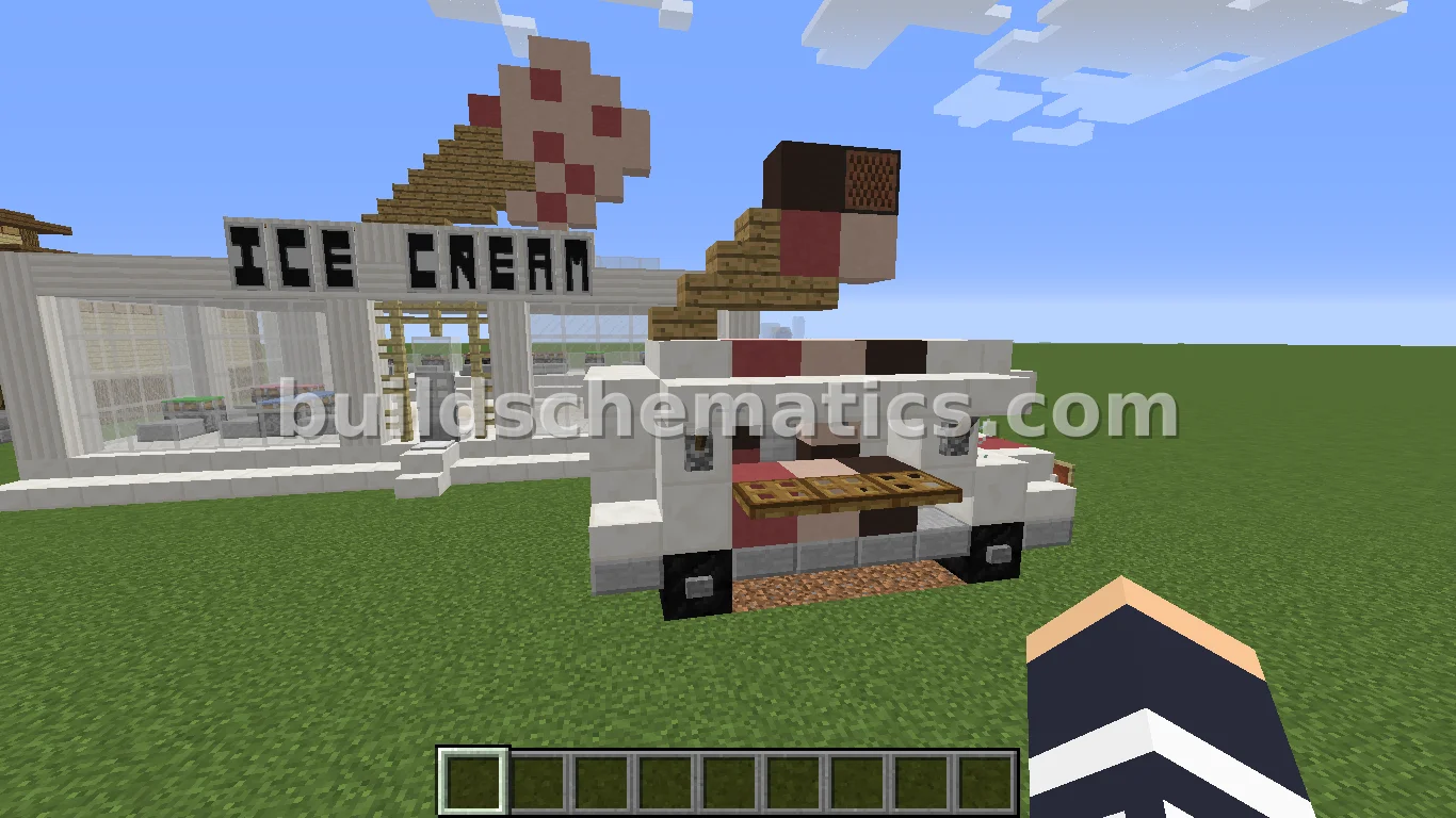 Modern Ice Cream Shop and Truck