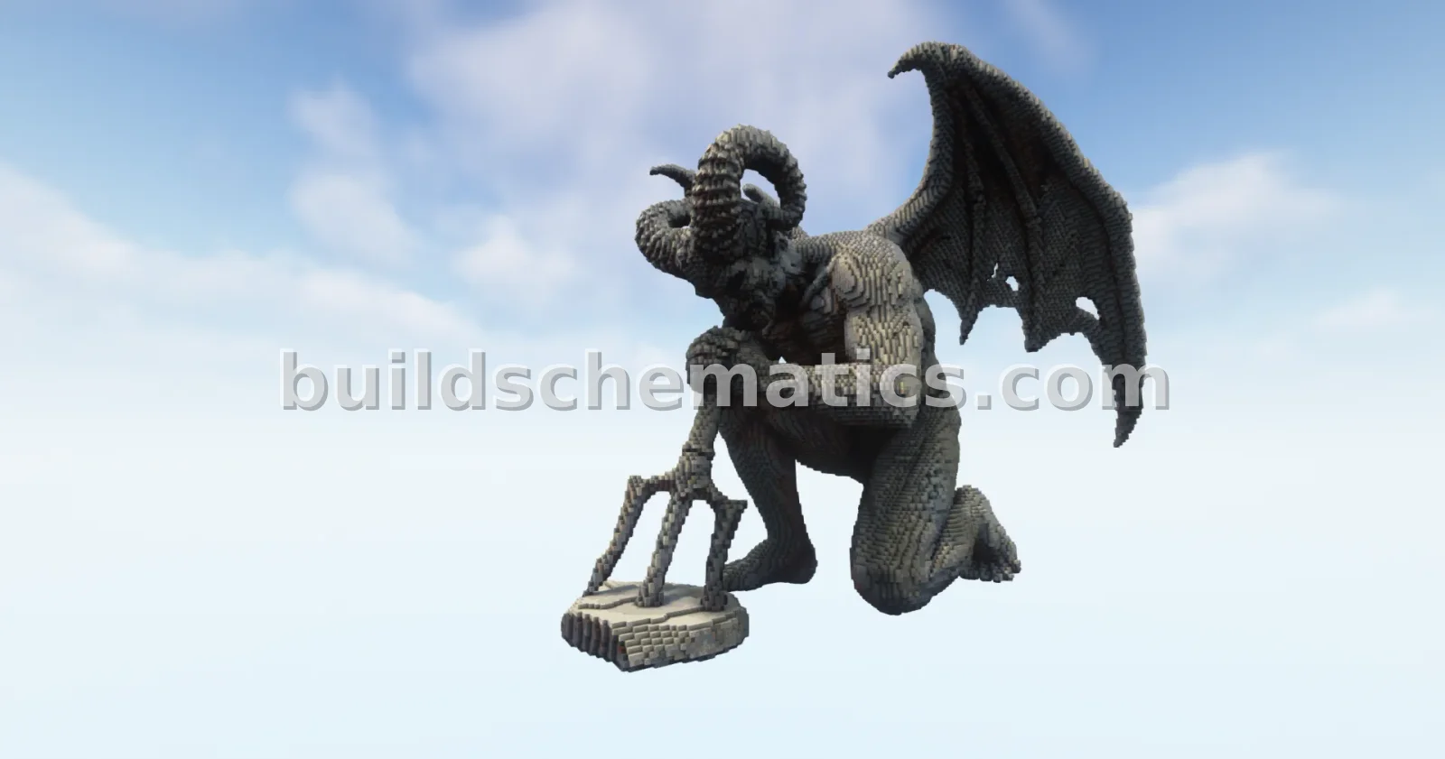 Gargoyle Statue Minecraft Knees