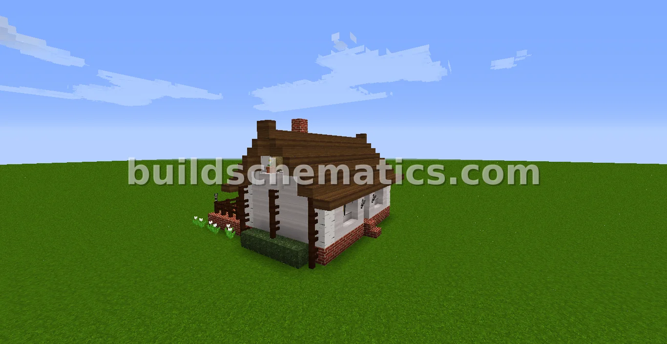 Small Birch Log Starter House