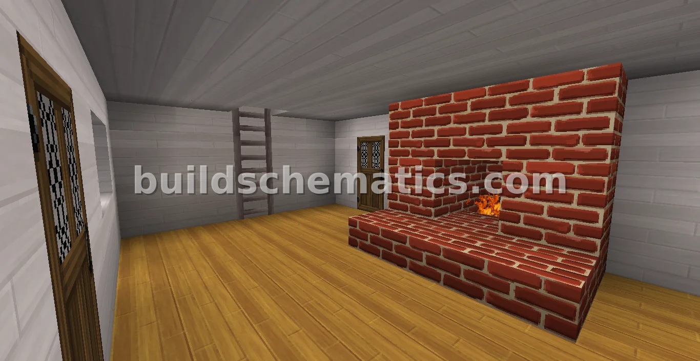 Small Birch Log Starter House — view 4