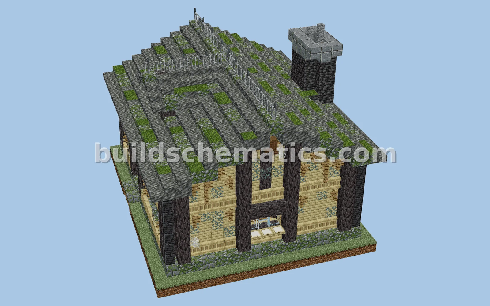 Rustic Mossy Farmhouse