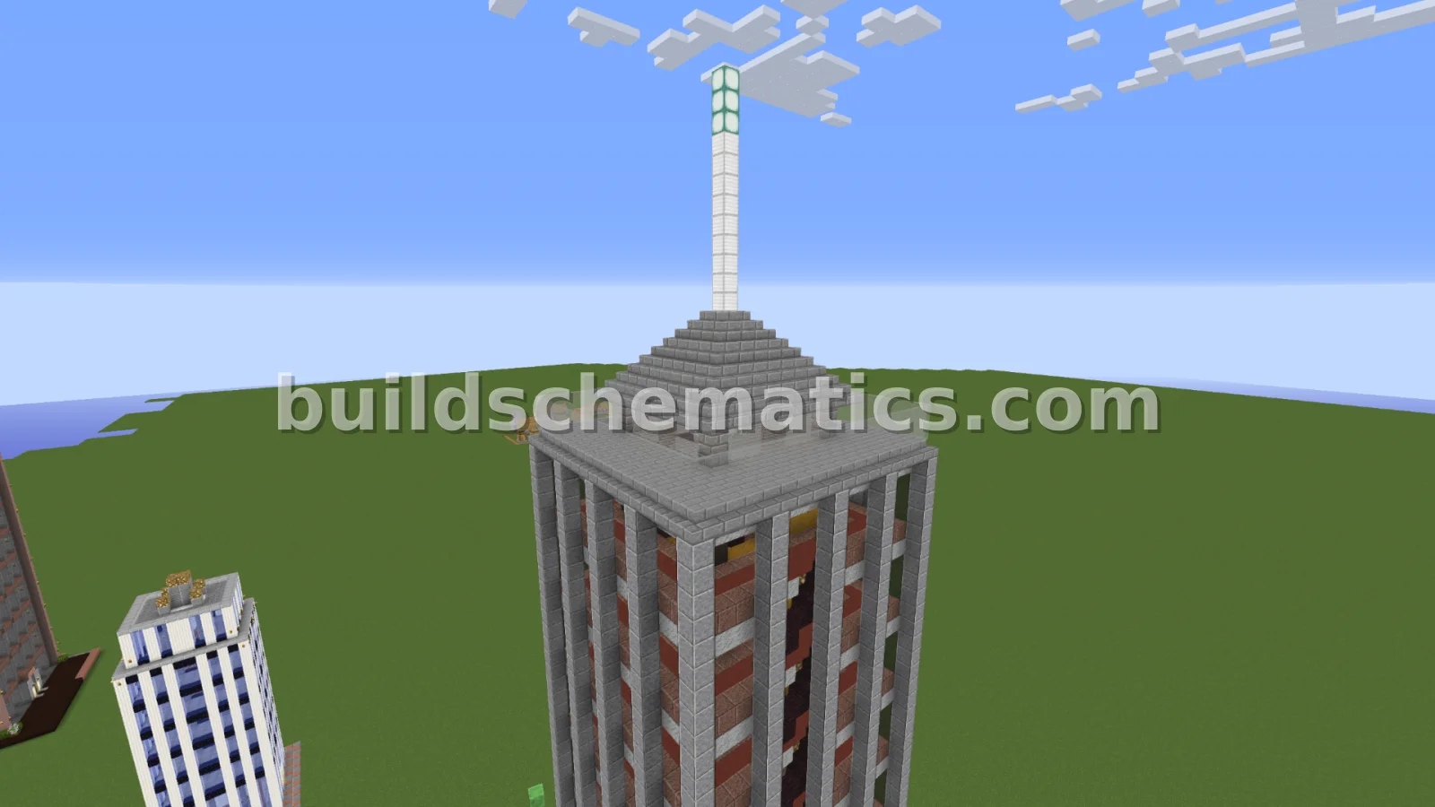 Modern Office Tower Building — view 3