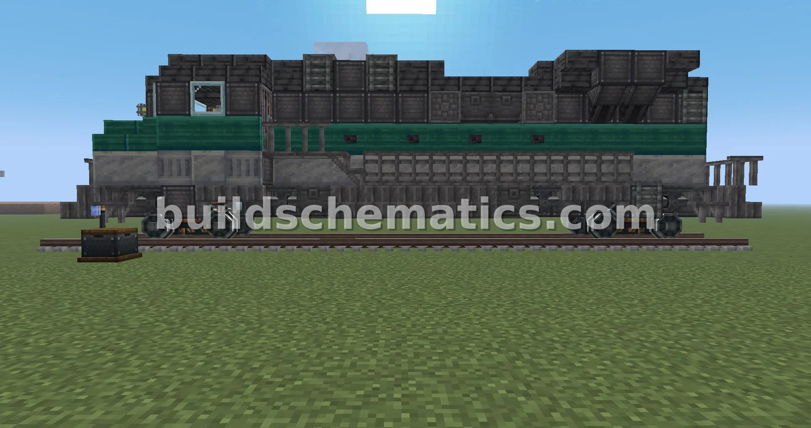 Classic Green Train Transportation
