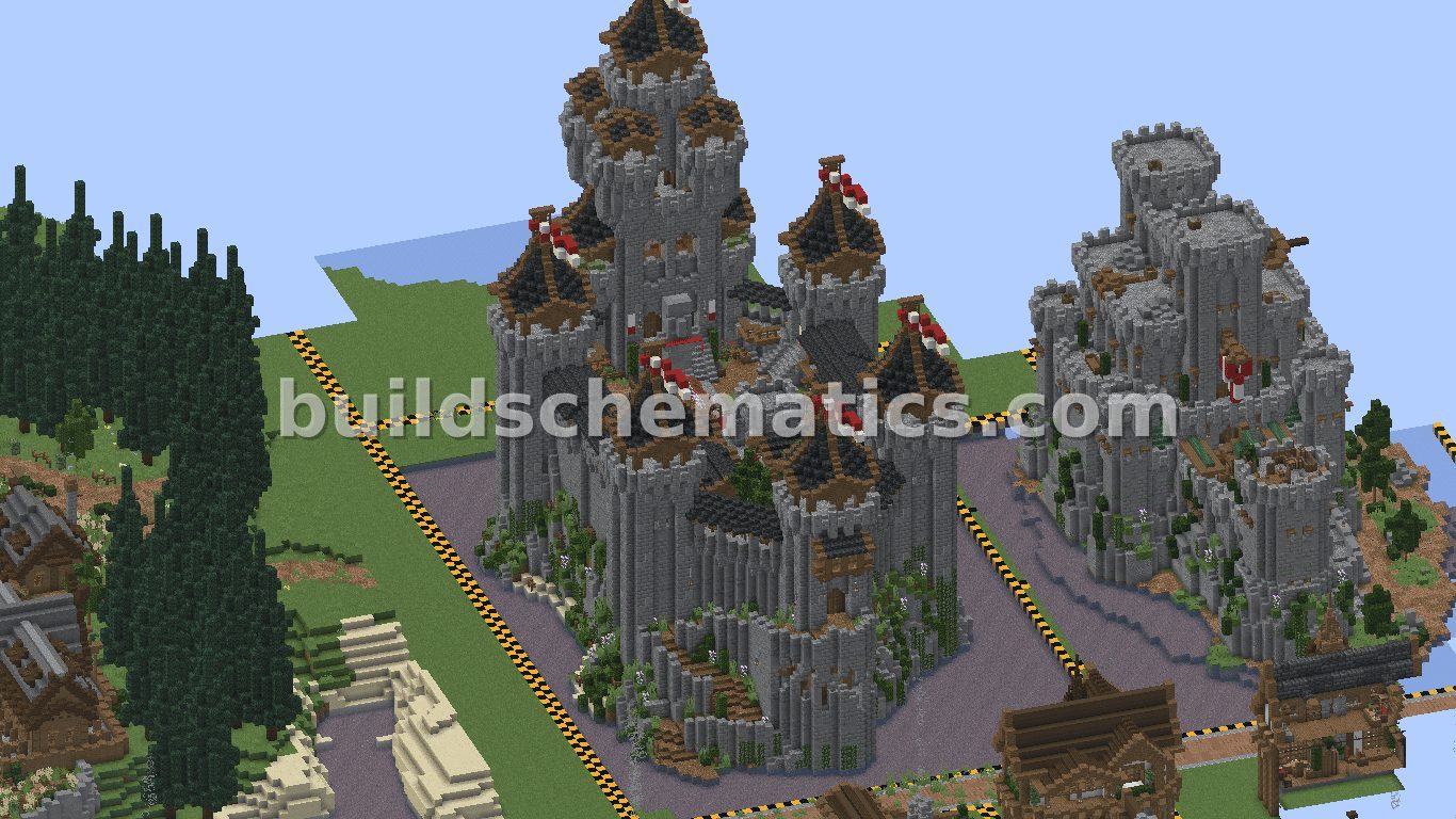 Black Island Fortress Castle