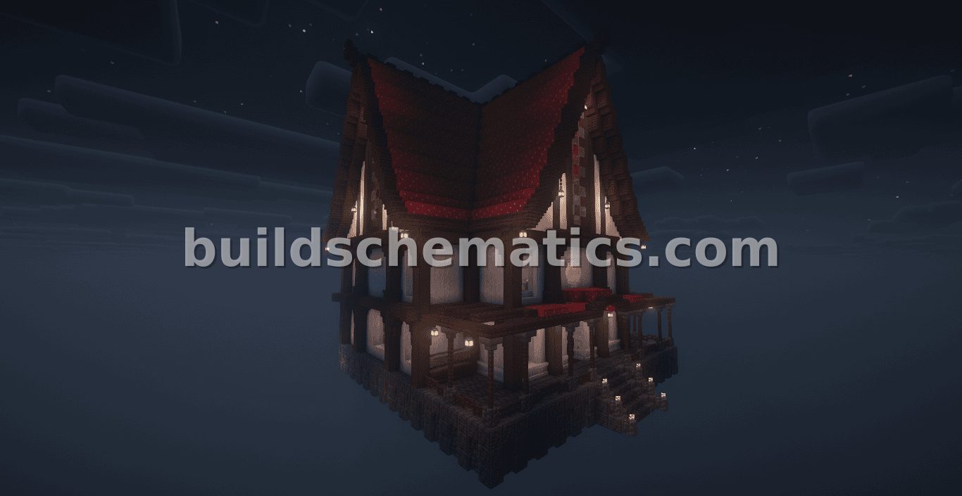 Mushroom House With Oak Accents — view 3