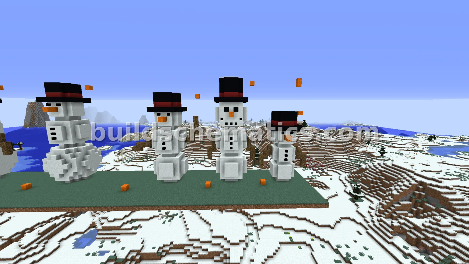 Snowman Poses Building Blocks — view 4