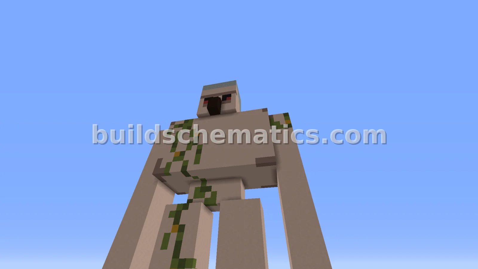 Giant Iron Golem Statue — view 2