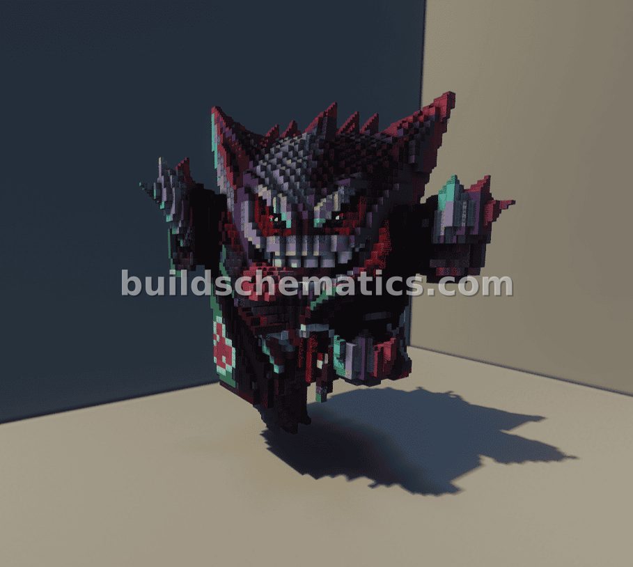Naruto Style Gengar Statue