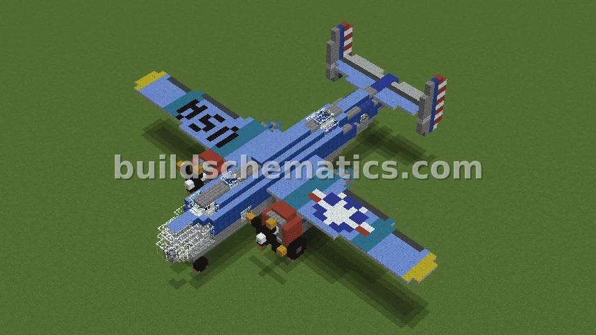 B-25 Bomber Aircraft Replica — view 3