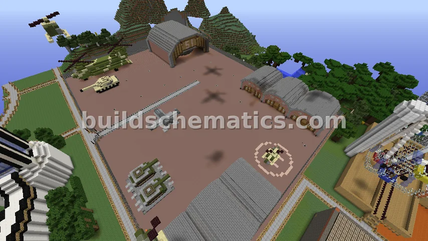 Huge Military Base Structure
