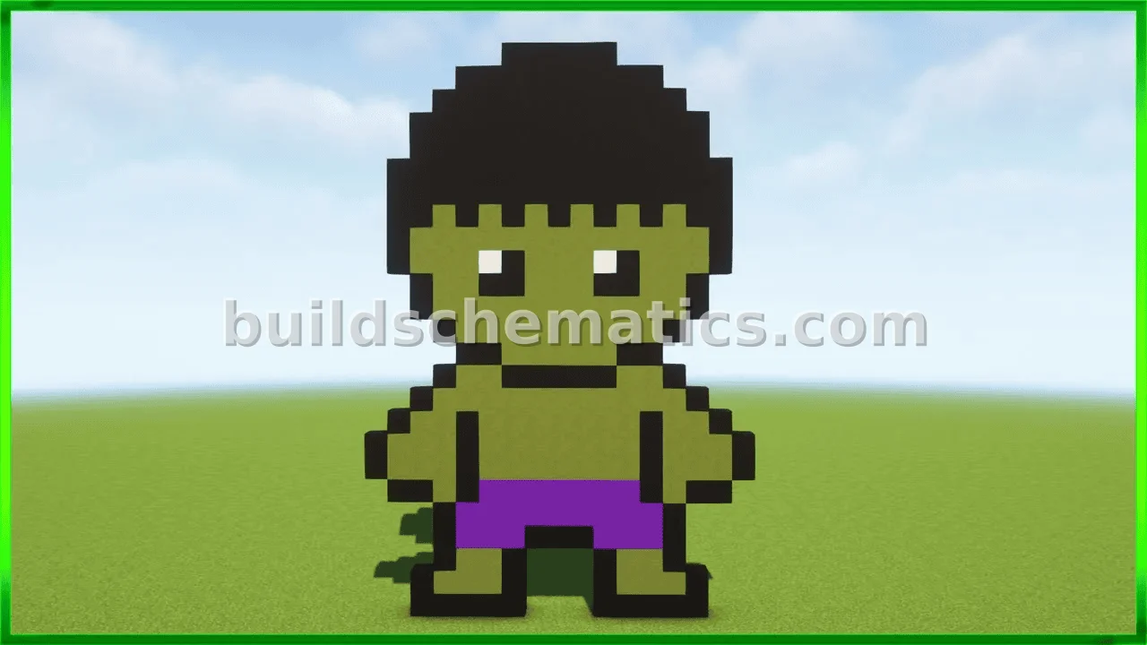 Hulk Pixel Art
