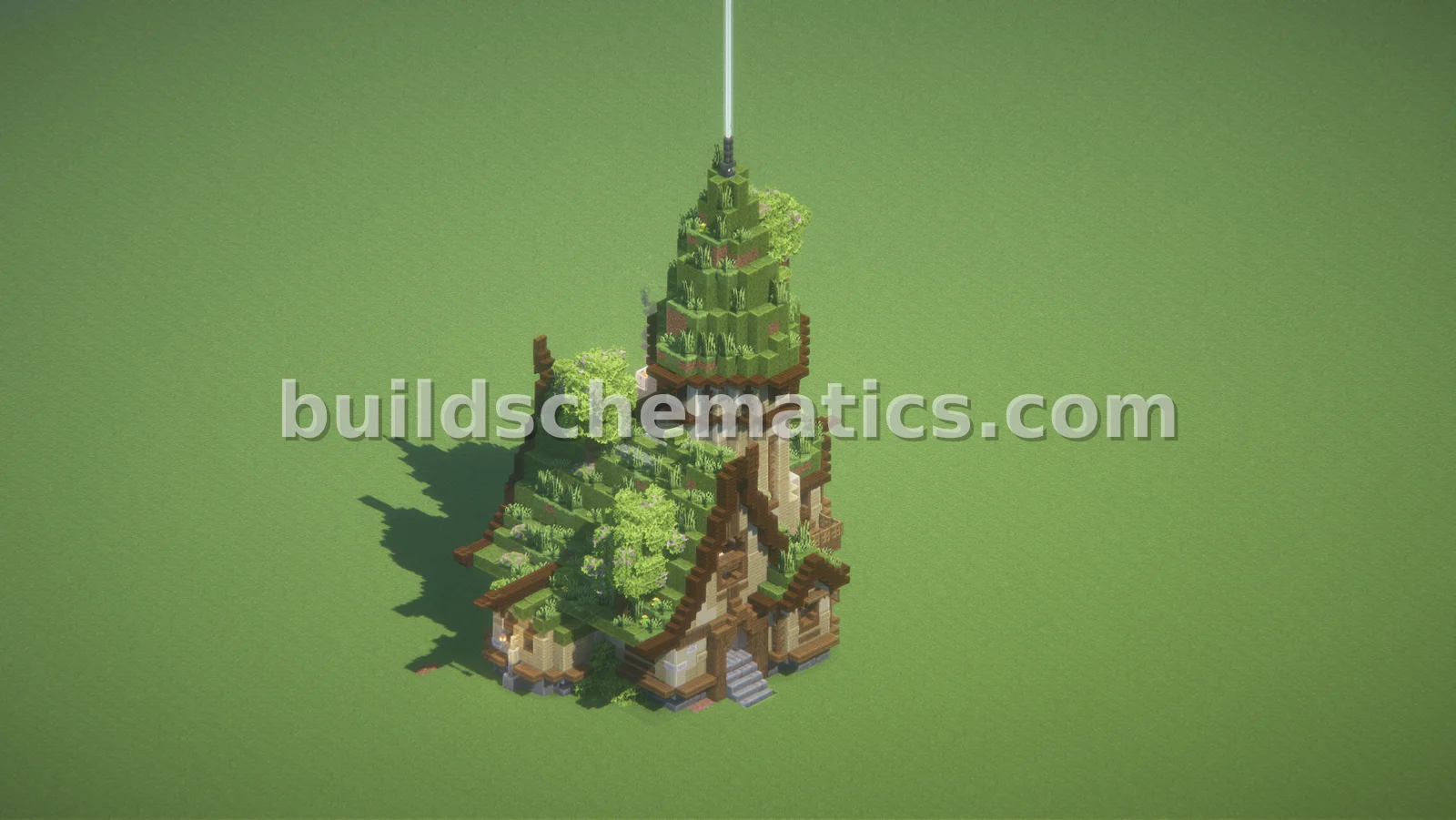 Medieval Moss Farm Structure — view 2