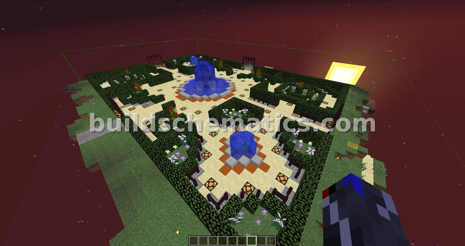 Illuminated Garden With Light Sensor — view 2