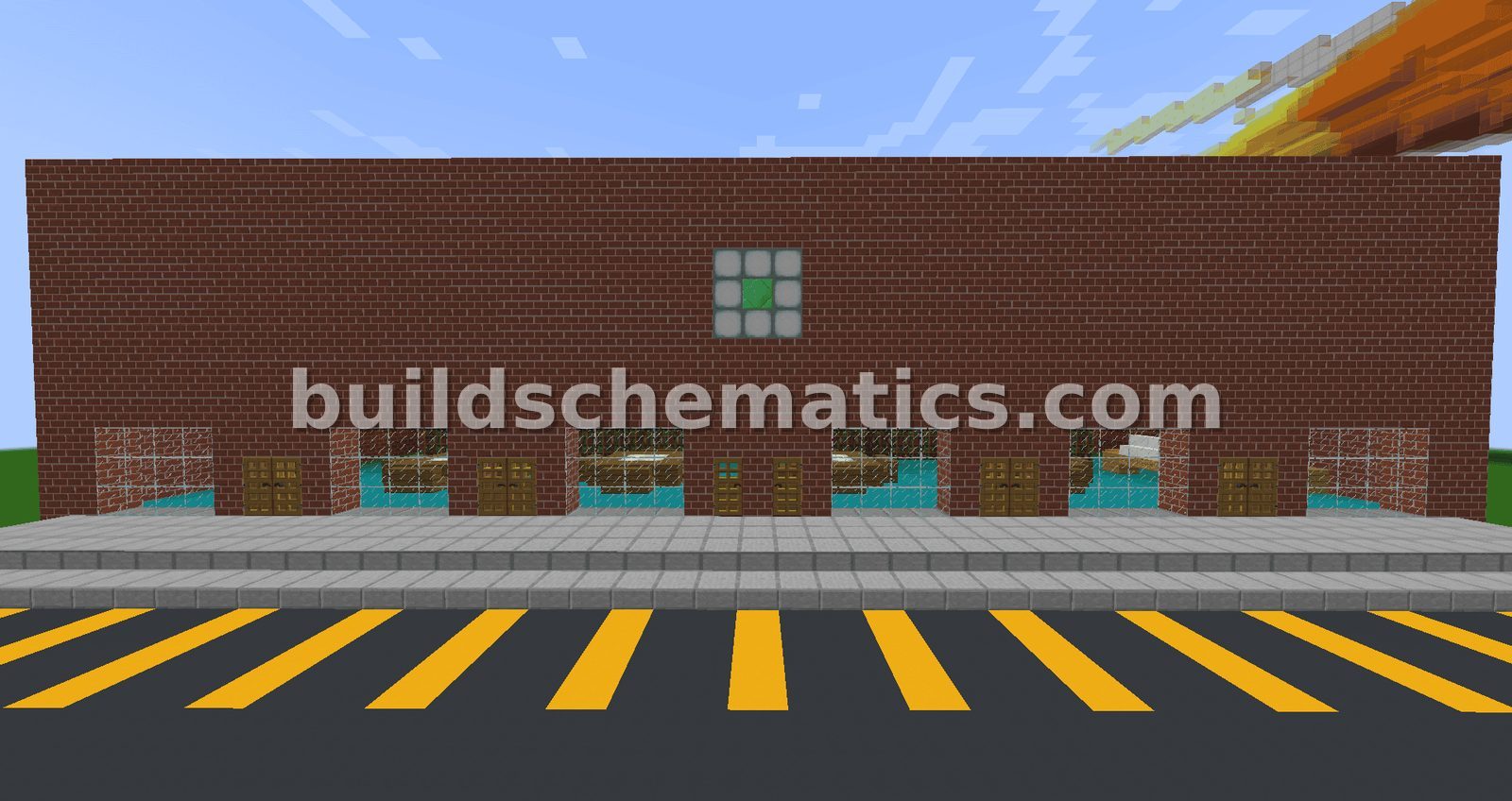 Two-Story Library Building