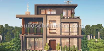 Modern Architectural House Shell Without Interior