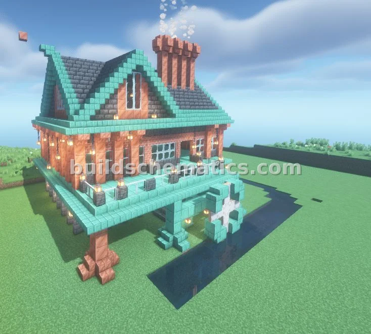 Steampunk Factory House — view 2