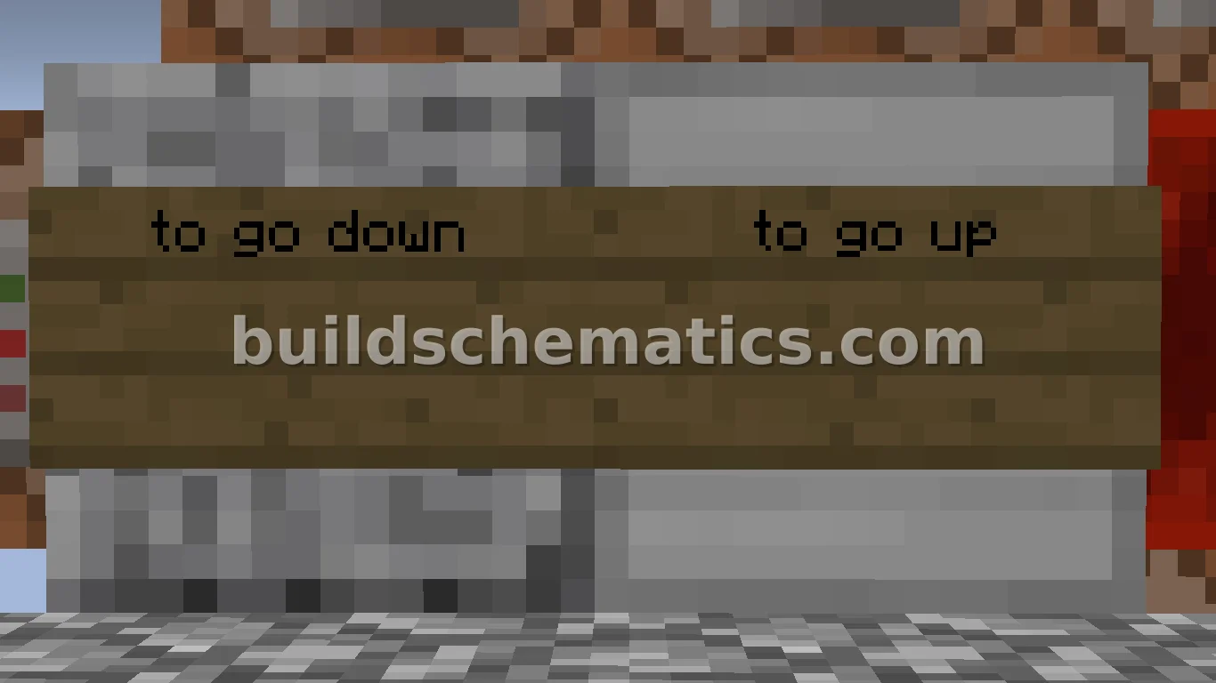 Vanilla Elevator Redstone — view 2