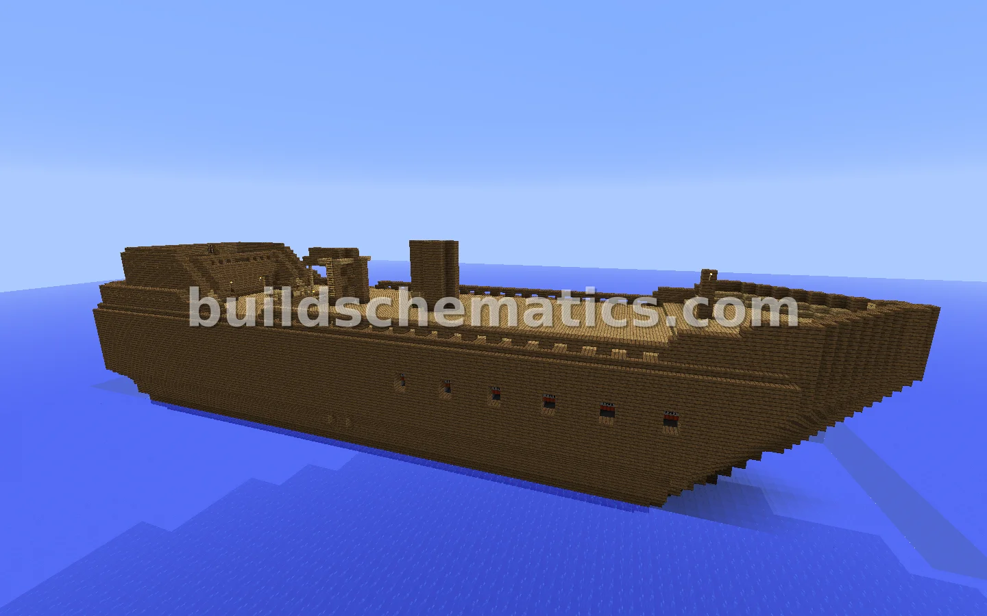 Large Medieval Warship with Cannons