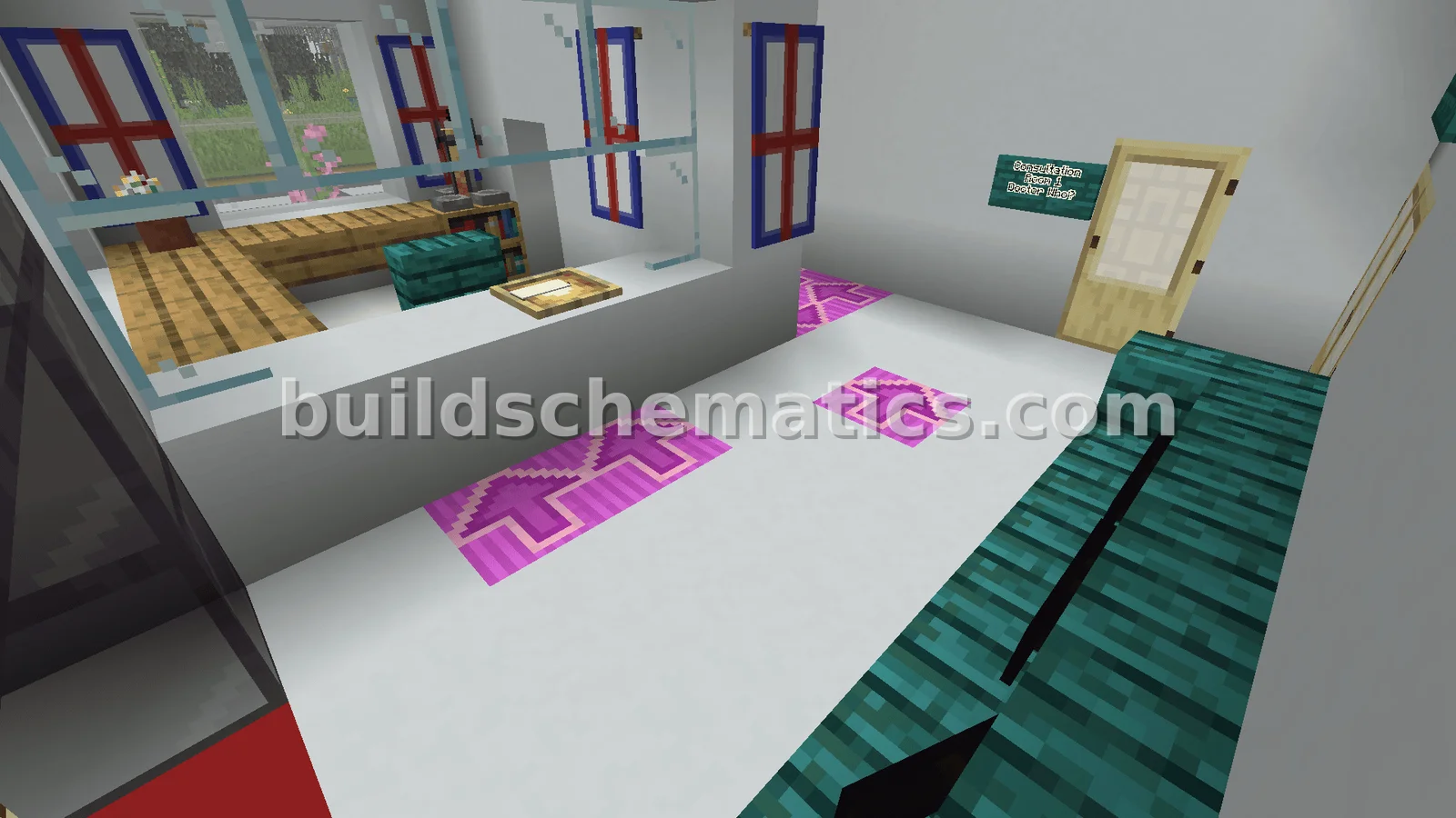 Minecrafty Town Medical Center Building — view 4
