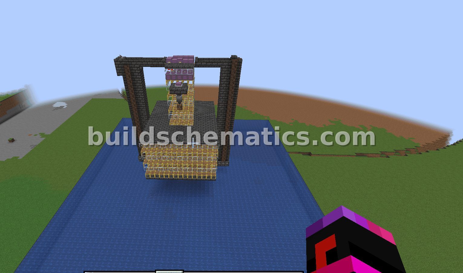 Shulker Farm Schematic